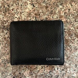 Calvin Klein Pebbled Black Wallet